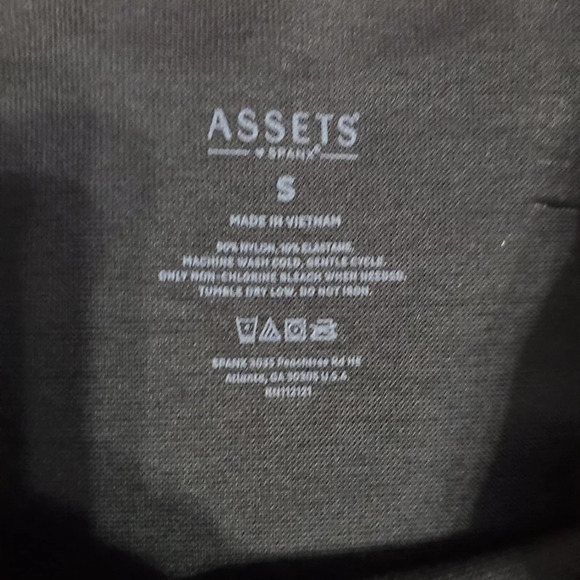 Spanx Assets Women's Black Tummy Control Shaping Seamless Leggings S - Picture 6 of 6